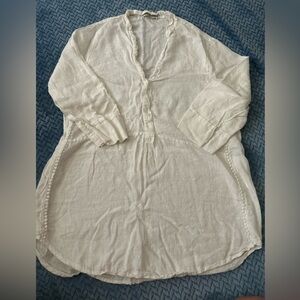 🦋White Long Sleeve swim cover Top🦋